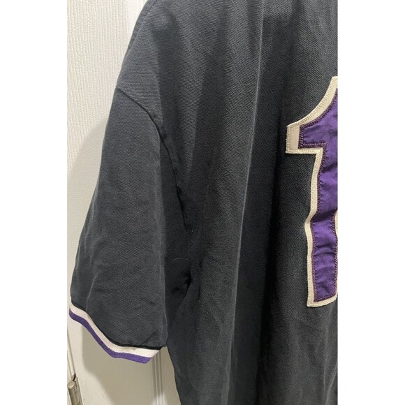 Ralph Lauren Rugby Big Kicker Short Sleeve Black Polo Shirt  #11 Size XXL VTG - Picture 6 of 7